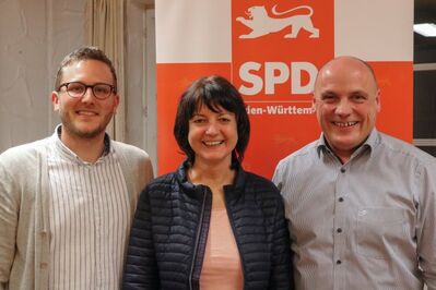 v.l.n.r. Patrick Wegener, Caroline Vermeulen, Daniel Born MdL